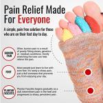 Happy Feet Alignment Socks with Toe Separators - Charcoal