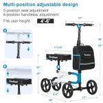 Compact Knee Scooter for Foot Surgery and Injuries