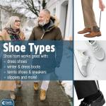 Extra Long Metal Shoe Horn for Easy Mobility