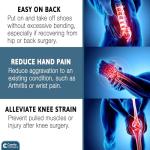 Extra Long Metal Shoe Horn for Easy Mobility