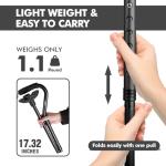 KINGGEAR F1 Self Standing Walking Cane for Seniors