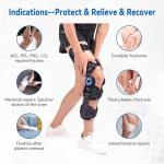 Adjustable Hinged Knee Brace for Post-Surgery Recovery