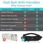 Vive Gait Belt for Safe Patient Transfers