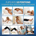 Contour Flip Pillow - 10-in-1 Support for Comfort