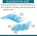 Povihome 10 Pack Pinky Toe Separators and Protectors