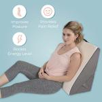 Adjustable Memory Foam Bed Wedge Pillow Set