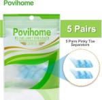 Povihome 10 Pack Pinky Toe Separators and Protectors
