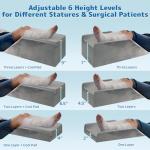 LOFE Adjustable Leg Elevation Pillow for Recovery