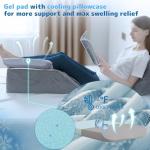 LOFE Adjustable Leg Elevation Pillow for Recovery