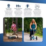 KneeRover Quad All Terrain Knee Scooter for Recovery