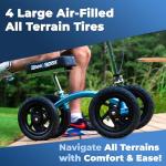 KneeRover Quad All Terrain Knee Scooter for Recovery