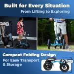 KneeRover Quad All Terrain Knee Scooter for Recovery