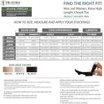 Truform 18 mmHg Knee High Compression Stockings