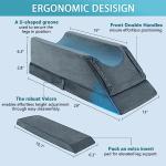 Adjustable Memory Foam Leg Elevation Pillow