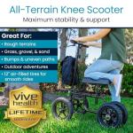 Vive Mobility All Terrain Knee Scooter for Recovery