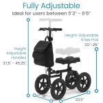 Vive Mobility All Terrain Knee Scooter for Recovery