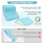 Kingfun 4-Piece Adjustable Orthopedic Pillow Set