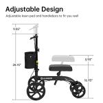 ELENKER Knee Walker Scooter with 10" Wheels
