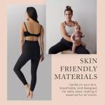 Ingrid and Isabel Postpartum Compression Leggings Black