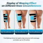 Comfytemp Large Reusable Knee Ice Pack Wrap
