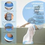 Extra Wide Leg Cast Cover for Shower Use