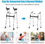 Folding Walker with Height Adjustment and Armrests