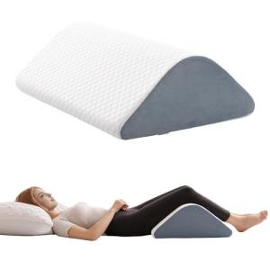 Knee Wedge Pillow for Recovery and Leg Elevation
