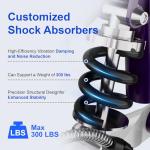 All Terrain Foldable Knee Scooter Walker - Purple