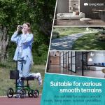 ELENKER Adjustable Knee Scooter for Easy Recovery