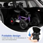 All Terrain Foldable Knee Scooter Walker - Purple