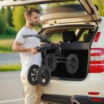 VEVOR Folding Knee Scooter with All-Terrain Wheels