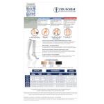 Truform Knee High Compression Stocking, Small, Beige