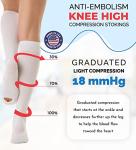 ITA-MED Knee High Compression Socks for Recovery