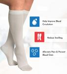ITA-MED Knee High Compression Socks for Recovery