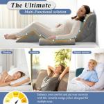 Orthopedic Bed Wedge Pillow Set for Recovery