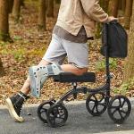 Monicare Steerable Knee Walker with Storage Pouch