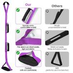 Leg Lifter Strap with Padded Handgrips and Loops