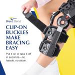 Adjustable Post-Op Knee Brace for ACL/MCL Recovery