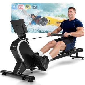 MOSUNY Magnetic Rowing Machine with Adjustable Resistance