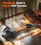 MOSUNY Magnetic Rowing Machine with Adjustable Resistance