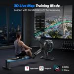 MERACH Adjustable Air Resistance Rowing Machine