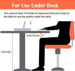 Under Desk Bike Pedal Exerciser with LCD Display