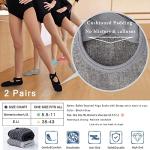 Ozaiic Non-Slip Pilates and Yoga Socks (2 Pairs)