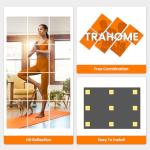 16"x12" Wall Mirror Tiles for Home Gym