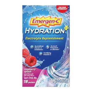 Raspberry Emergen-C Sports Drink Mix Packets