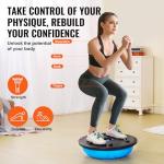 VEVOR 23" Half Exercise Ball with Resistance Bands