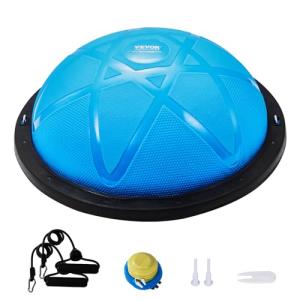VEVOR 23" Half Exercise Ball with Resistance Bands