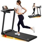 Compact Portable Treadmill with Incline and Handlebar