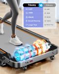 Compact 4-in-1 Foldable Treadmill for Home
