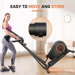 ANCHEER Home Gym Elliptical Machine with 14 Resistance Levels